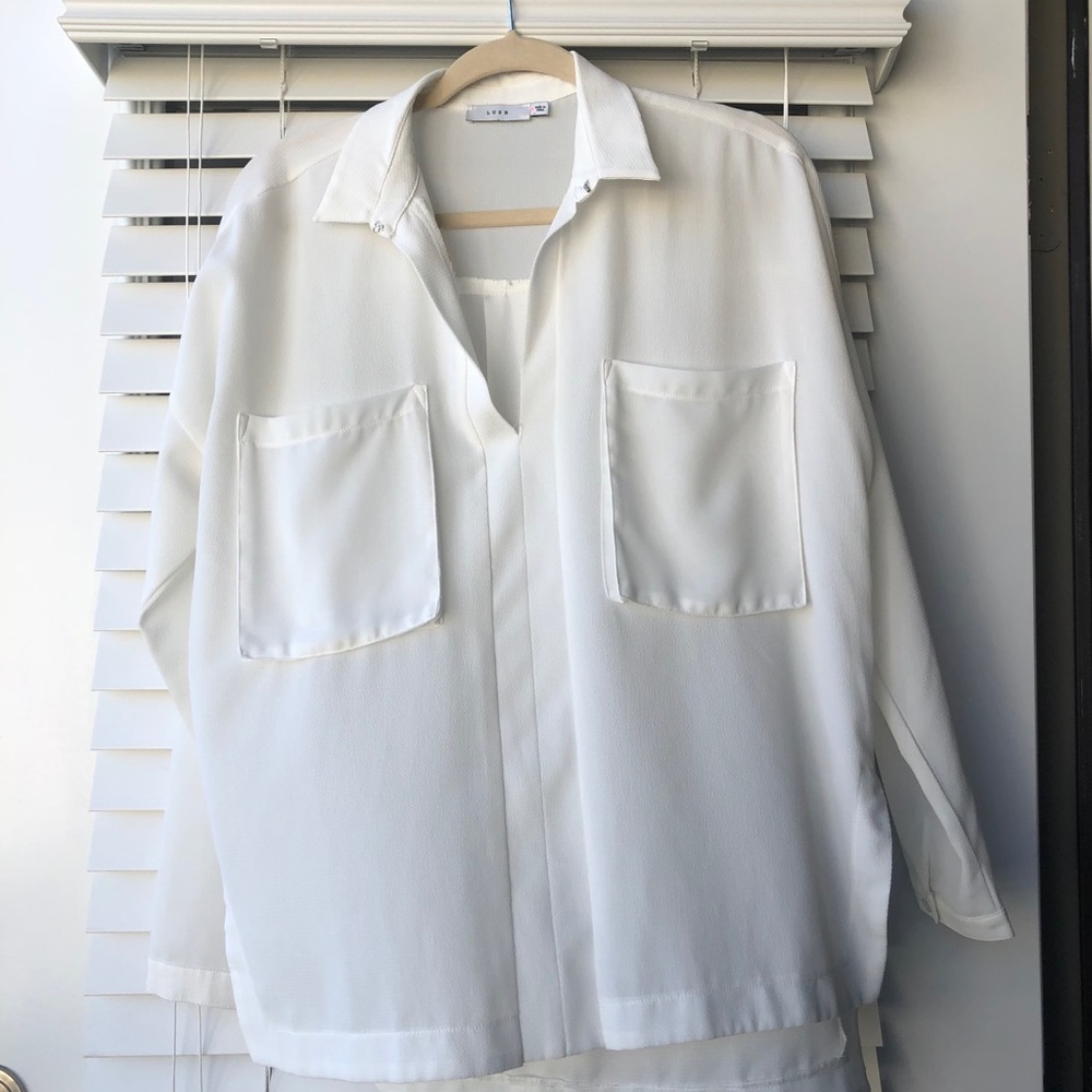Lush Oversized Boyfriend Shirt